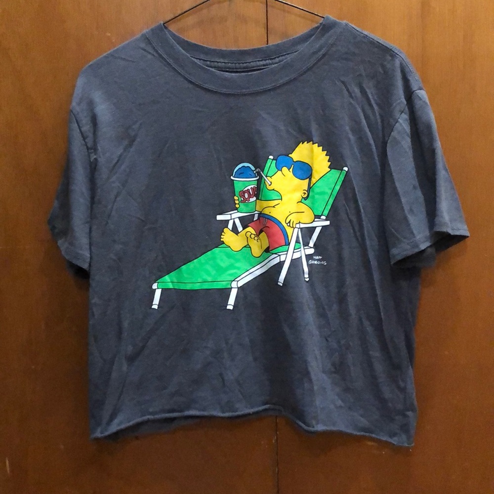 Bart Simpson long crop top!